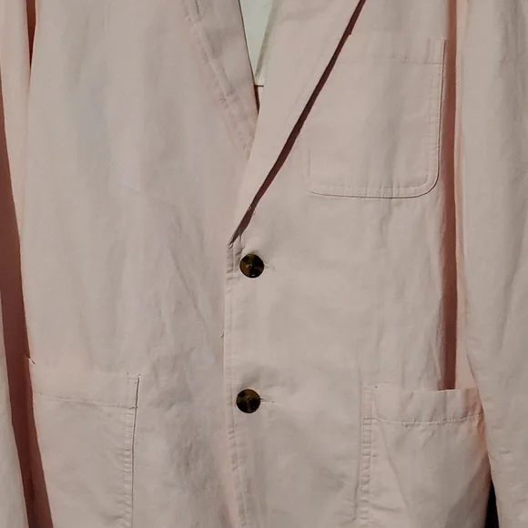 Pink Linen Blazer Sport Coat - Picture 3 of 7